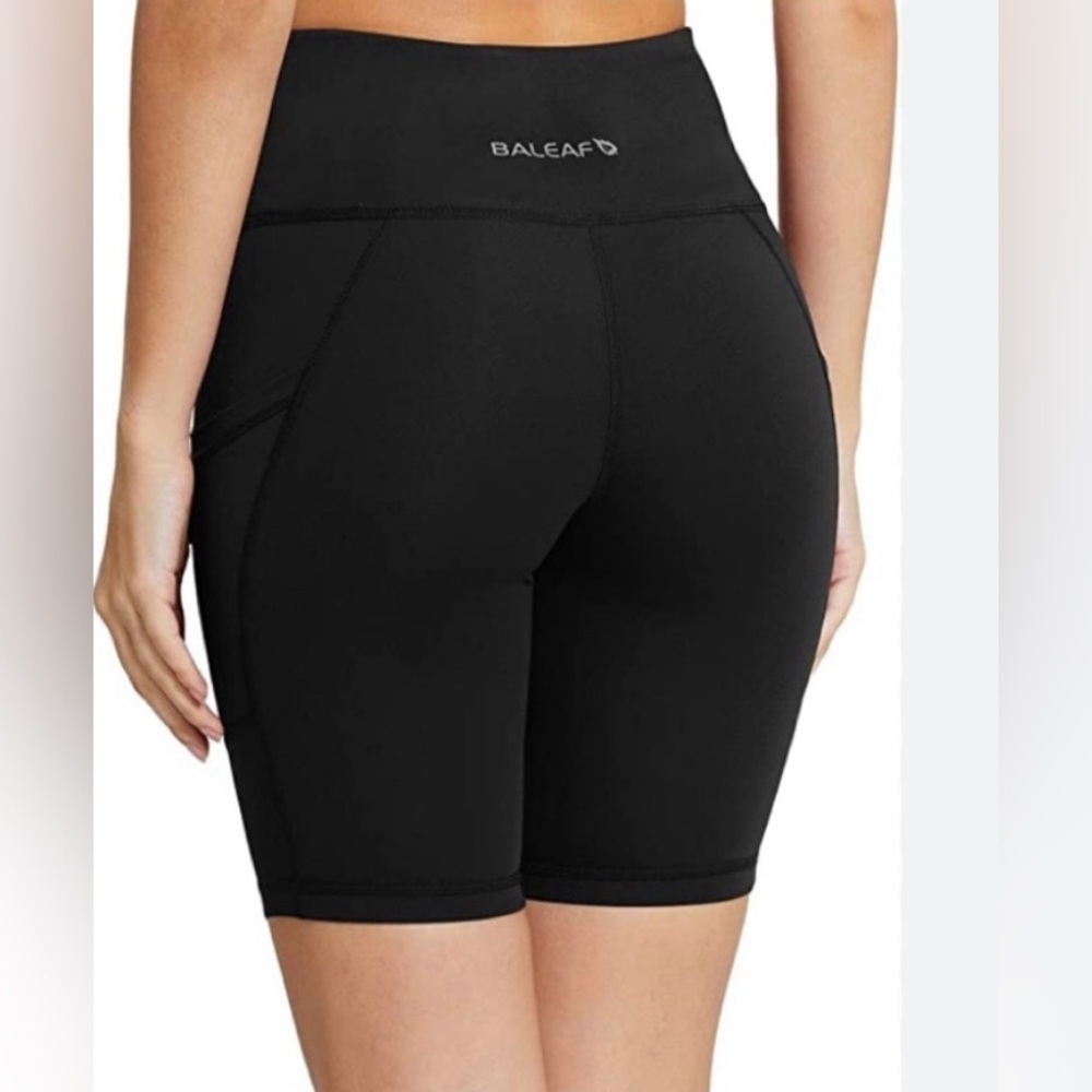 Baleaf high rise Biker Short leggings for women